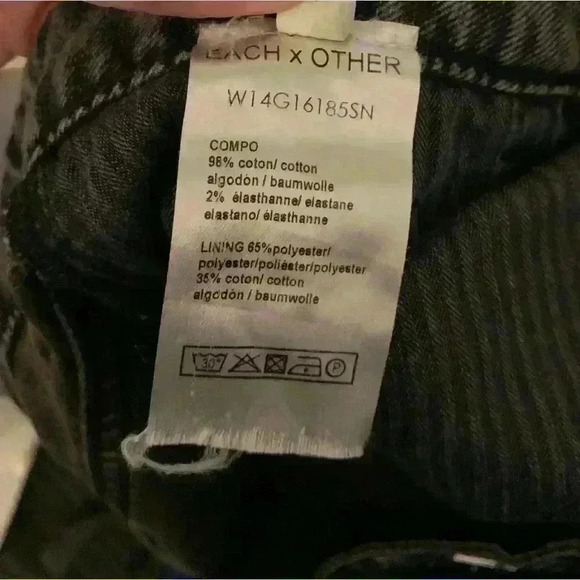 Each X Other Grey Light Wash Jeans Limited Edition Simonn, Womens Size 29 - Picture 11 of 11